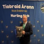 JP with the Liam MacCarthy Cup at the Tipperary New York Hurling Club event
