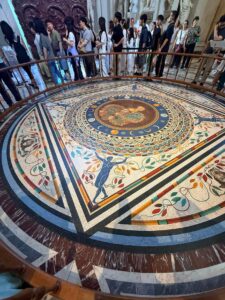 Ancient mosaic floor in the Vatican Museums