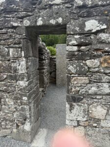 Glendalough monastic site: the stone doorway