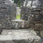 Glendalough monastic site: through the church window