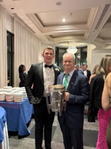 JP with the Liam MacCarthy Cup at the Tipperary New York Hurling Club event