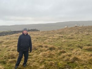 Yorkshire dry stone wall gate
