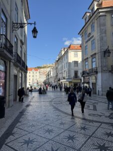 Old town Lisbon, with São Jorge Castle above