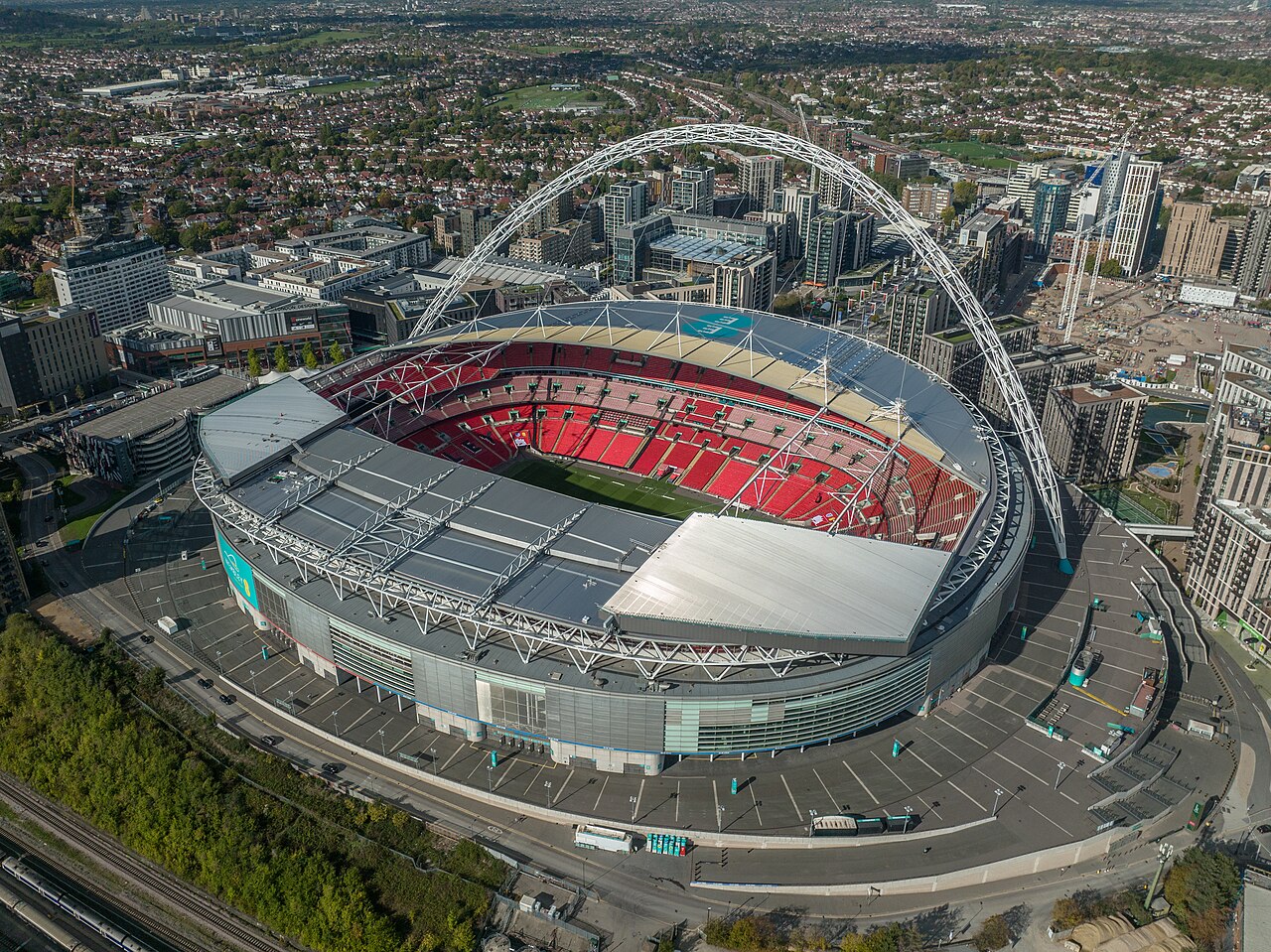 Wembley Stadium, London — home of the England national team