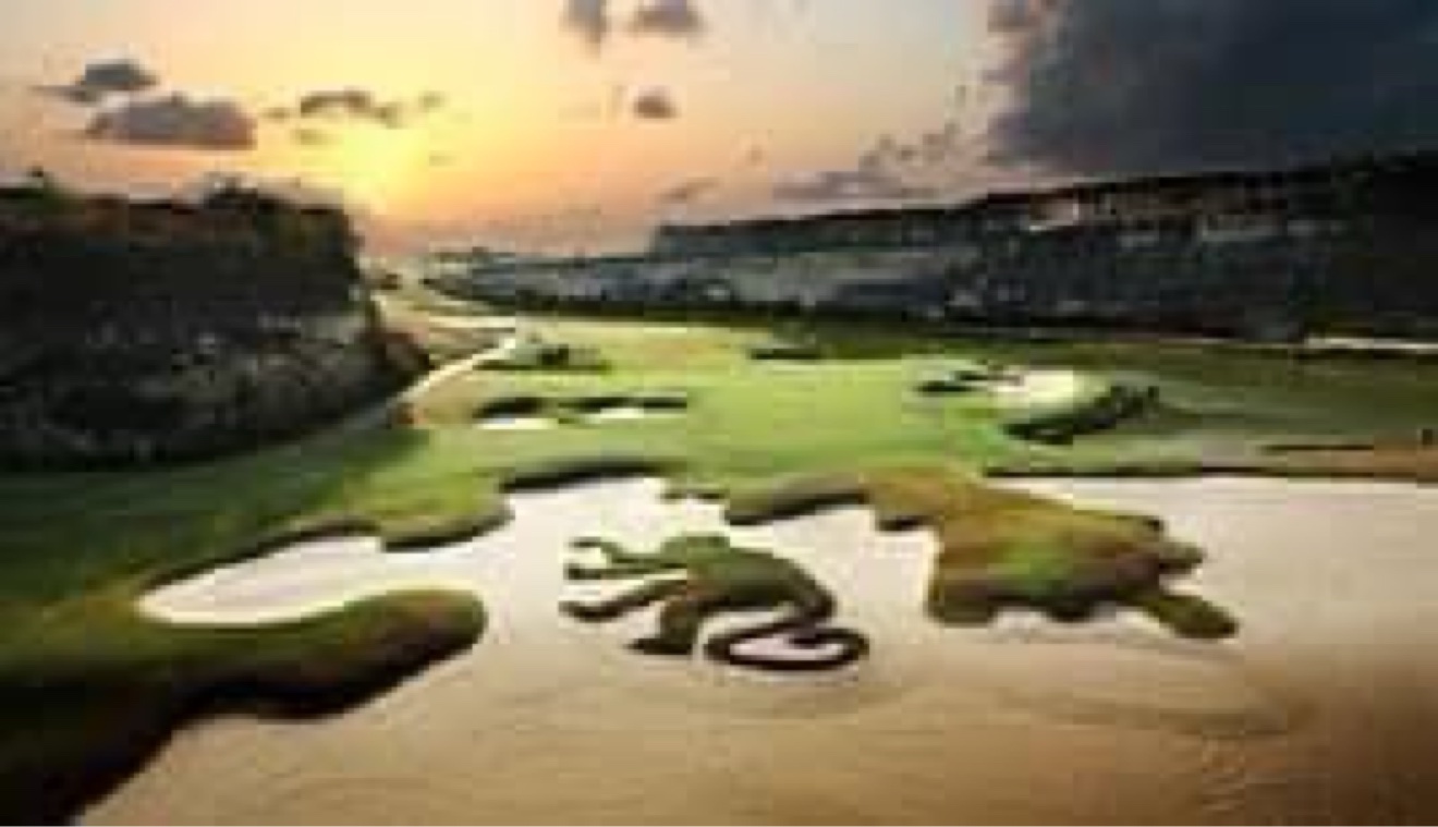 the famous monkey bunker at Green Monkey, Sandy Lane, Barbados