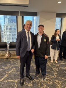 JP Cone of Executive Global Tours with the Consul General of Ireland in New York