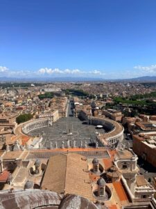 St. Peter's Square from the top of the dome