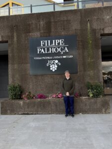 Tasting with our hosts at Filipe Palhoça