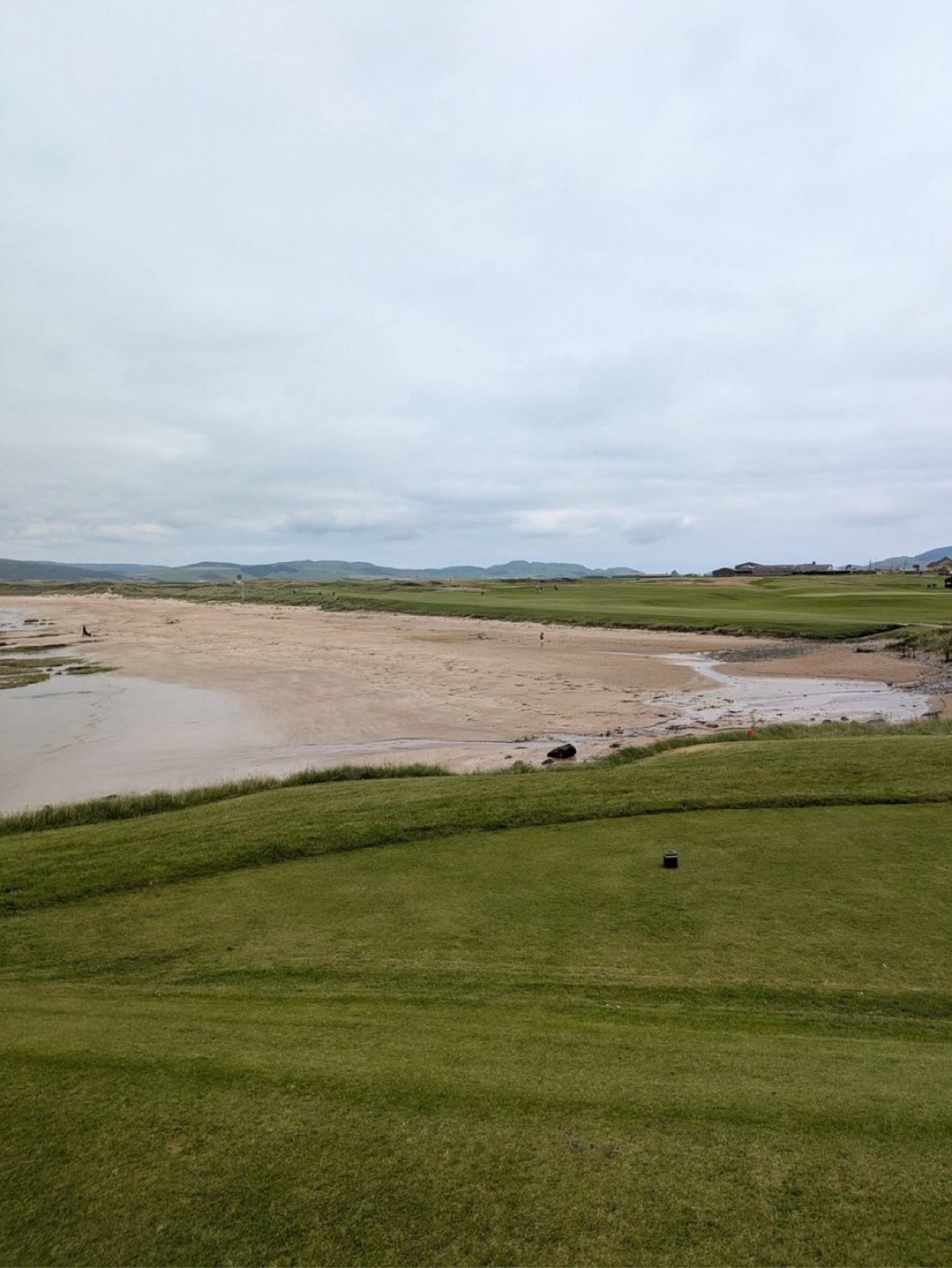 Sandy dunes links in Scotland