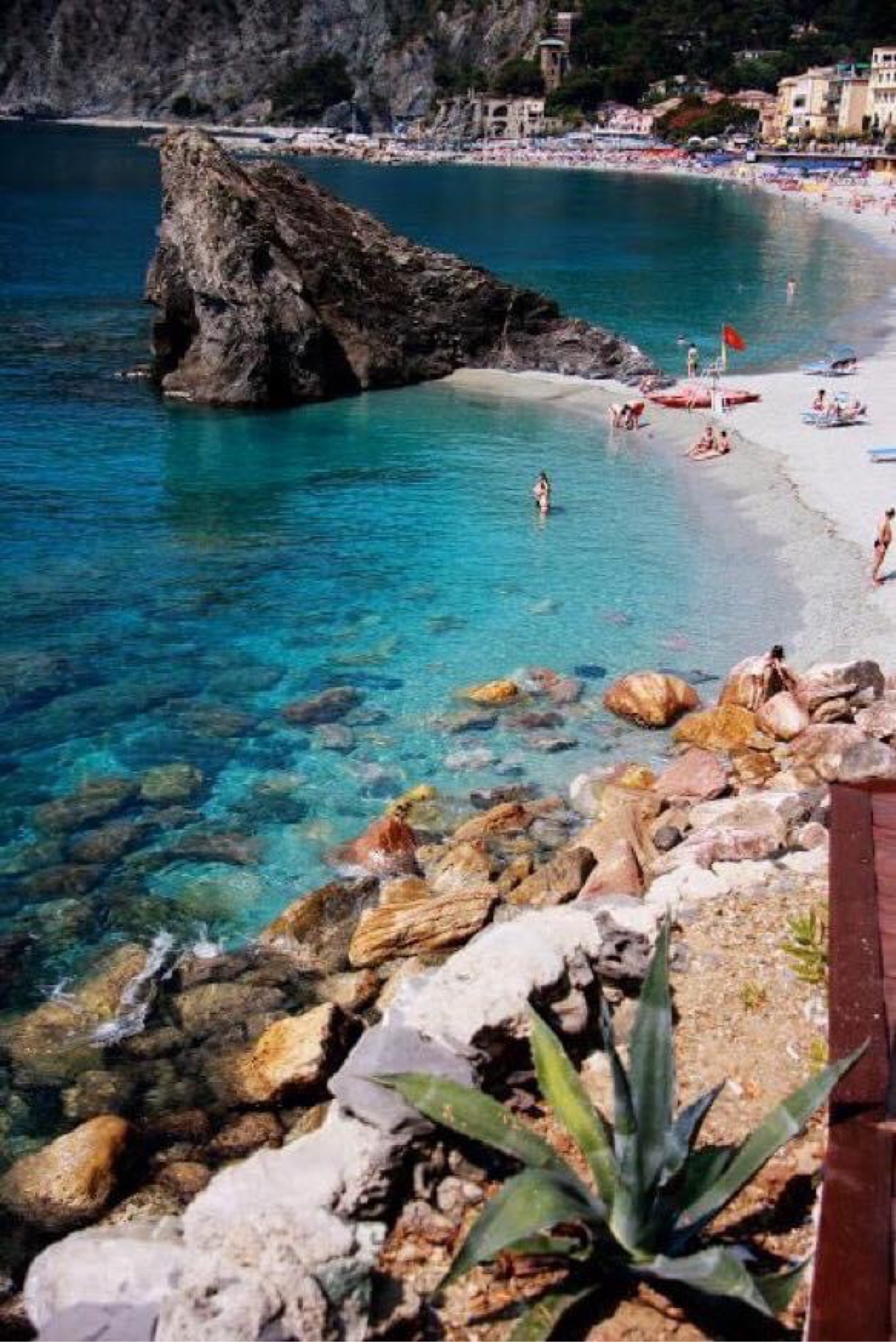 Italian coastline beach