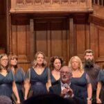 The choir takes the stage in Derry
