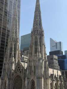 St Patrick's Cathedral on Fifth Avenue, New York