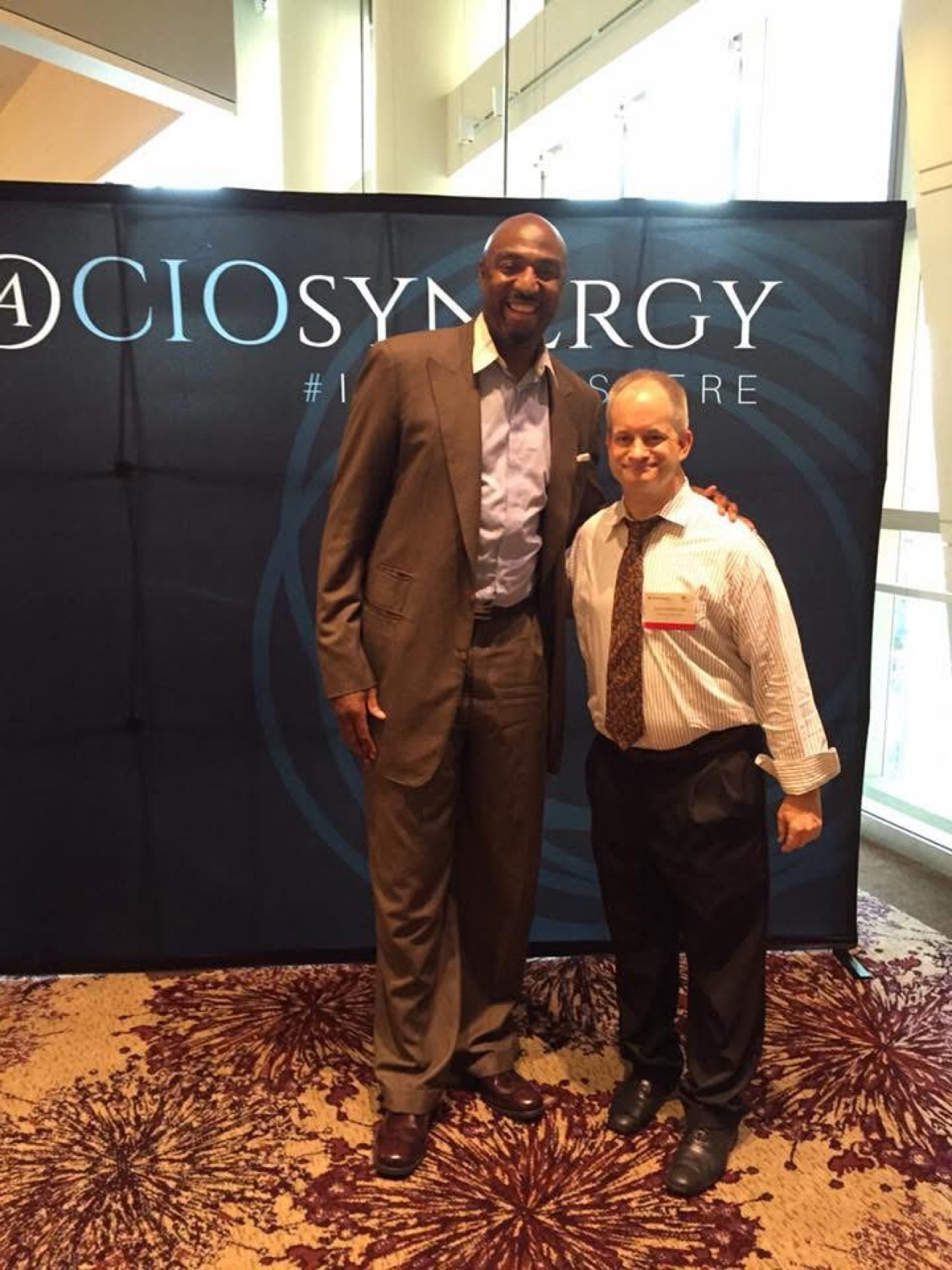JP Cone with Vin Baker
