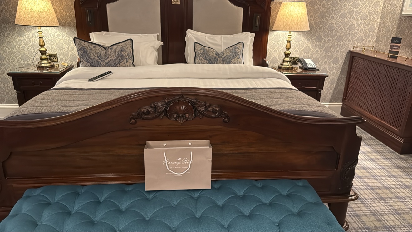 Harvey's Point luxury hotel suite