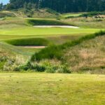 Royal Dornoch Golf Club Scotland links green with bunkers