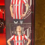 Athletic Club colours in the club shop, Bilbao