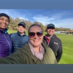 The EGT group on the golf course