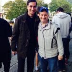 JP with cast members of Mrs. Brown's Boys D'Movie on set in Dublin