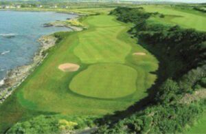 A links flagstick in Scotland