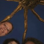Under the Maman spider at the Guggenheim Bilbao