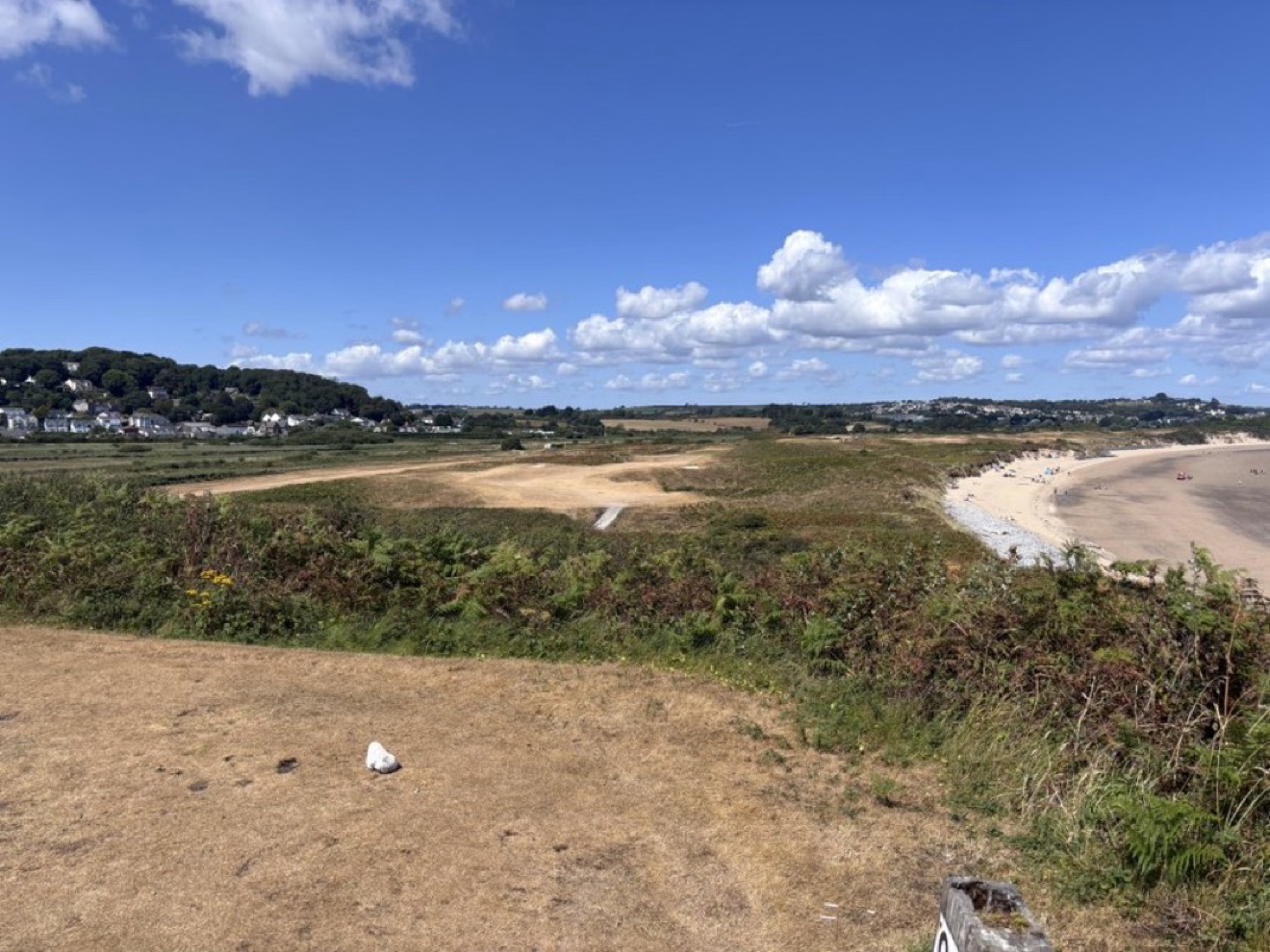 Dunes at a Scottish links course