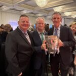 JP with the Liam MacCarthy Cup at the Tipperary New York Hurling Club event