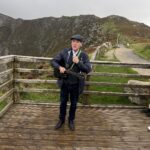 Traditional music played at Slieve League, County Donegal