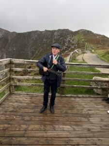 Traditional music played at Slieve League, County Donegal