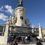 King José I in the Praça do Comércio