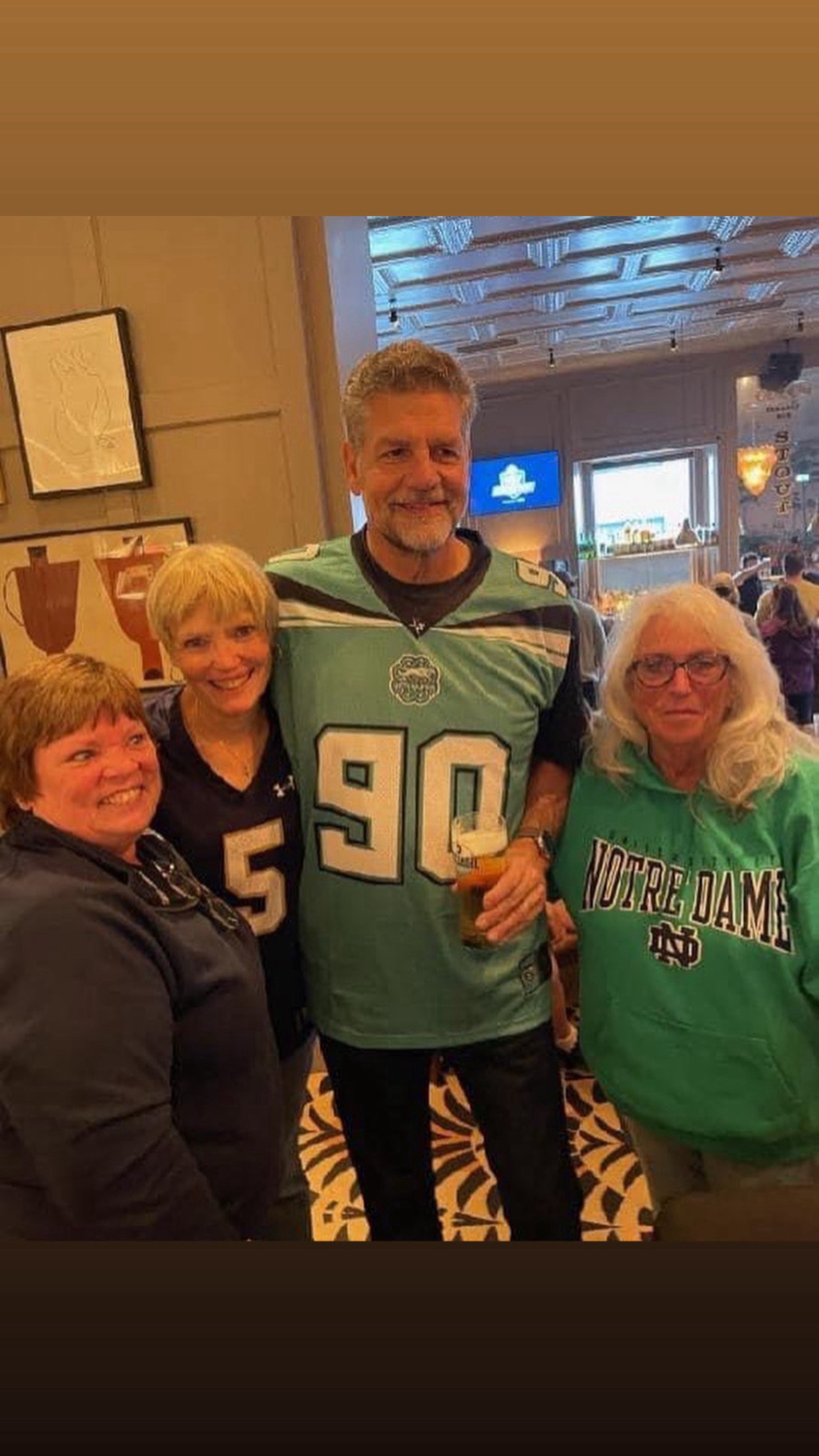Mike Golic with Fans โ Dublin