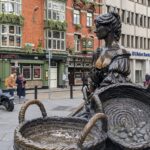 Molly Malone statue in Dublin, close up