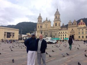 JP Cone with Nesby Glasgow in Colombia