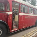 A vintage Derry bus