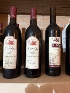 Trophies and vintages in the cellar