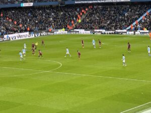 Manchester City vs West Ham at the Etihad Stadium