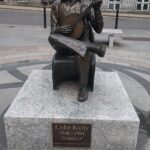 The Luke Kelly statue in Dublin