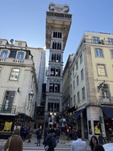 The Santa Justa Lift, Lisbon