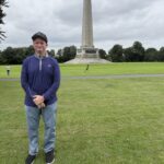 JP Cone at the Wellington Monument, Phoenix Park, Dublin