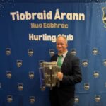 JP with the Liam MacCarthy Cup at the Tipperary New York Hurling Club event