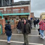 JP Cone on the Coronation Street set in Manchester