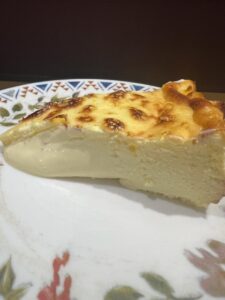 The famous burnt Basque cheesecake