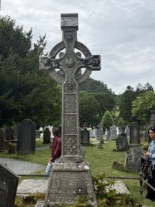 Glendalough monastic site: Celtic high cross