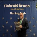 JP with the Liam MacCarthy Cup at the Tipperary New York Hurling Club event