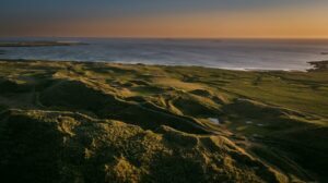 Aerial view of Carne Golf Links, Belmullet, County Mayo — photo courtesy of Carne Golf Links