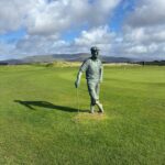 A fairway running through the dunes on an Irish links