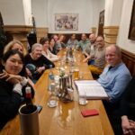Dinner with the group in Germany
