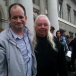 Cast members on set during filming of Mrs. Brown's Boys D'Movie in Dublin