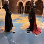 Cersei and Jaime Lannister on the map of Westeros