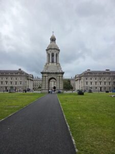 The Campanile bell tower at Trinity College Dublin