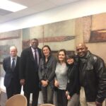Carl Banks and Nesby Glasgow meeting with tourism partners